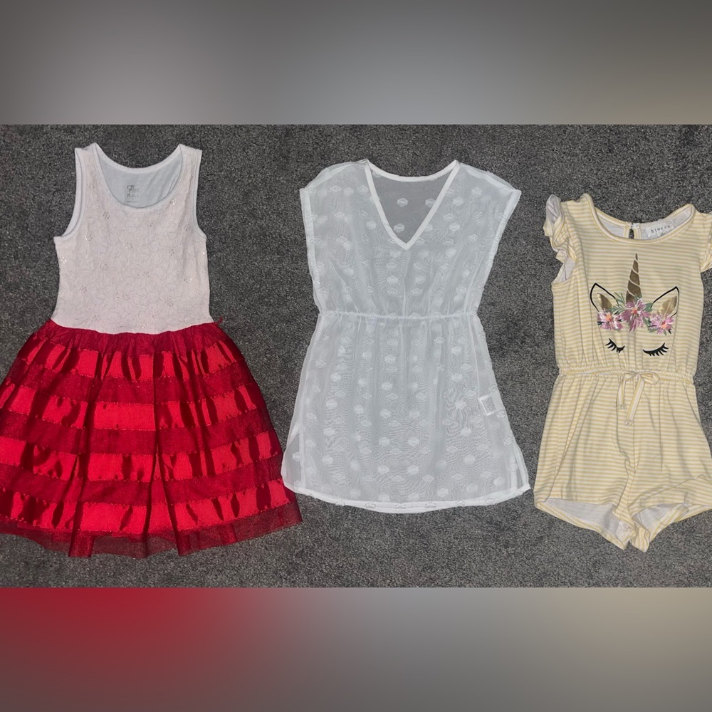Youth Girls Set of 3-Piece Clothing Lot – Size 5  Summer & Vacation Ready 🌞